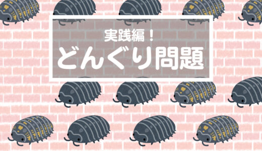 【親も一緒に解こう／どんぐりっ子の成長】問題を始めるまで私が1時間待った理由とは？／1年ごとに自力でこんなに進化する…！？（0mx65ダンゴムシ3列）（年長→小1→小2→小3）